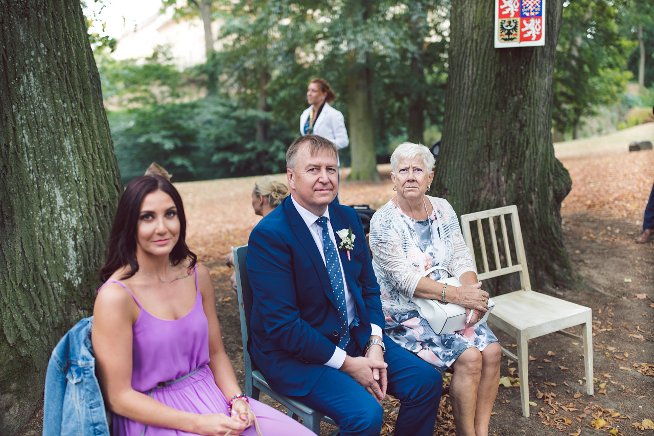 Mirka a Petr - svatební příběh Zámek Svinaře