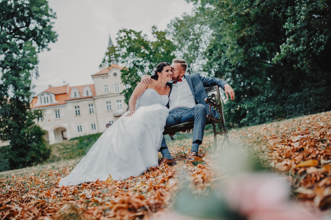 Mirka a Petr - svatební příběh Zámek Svinaře